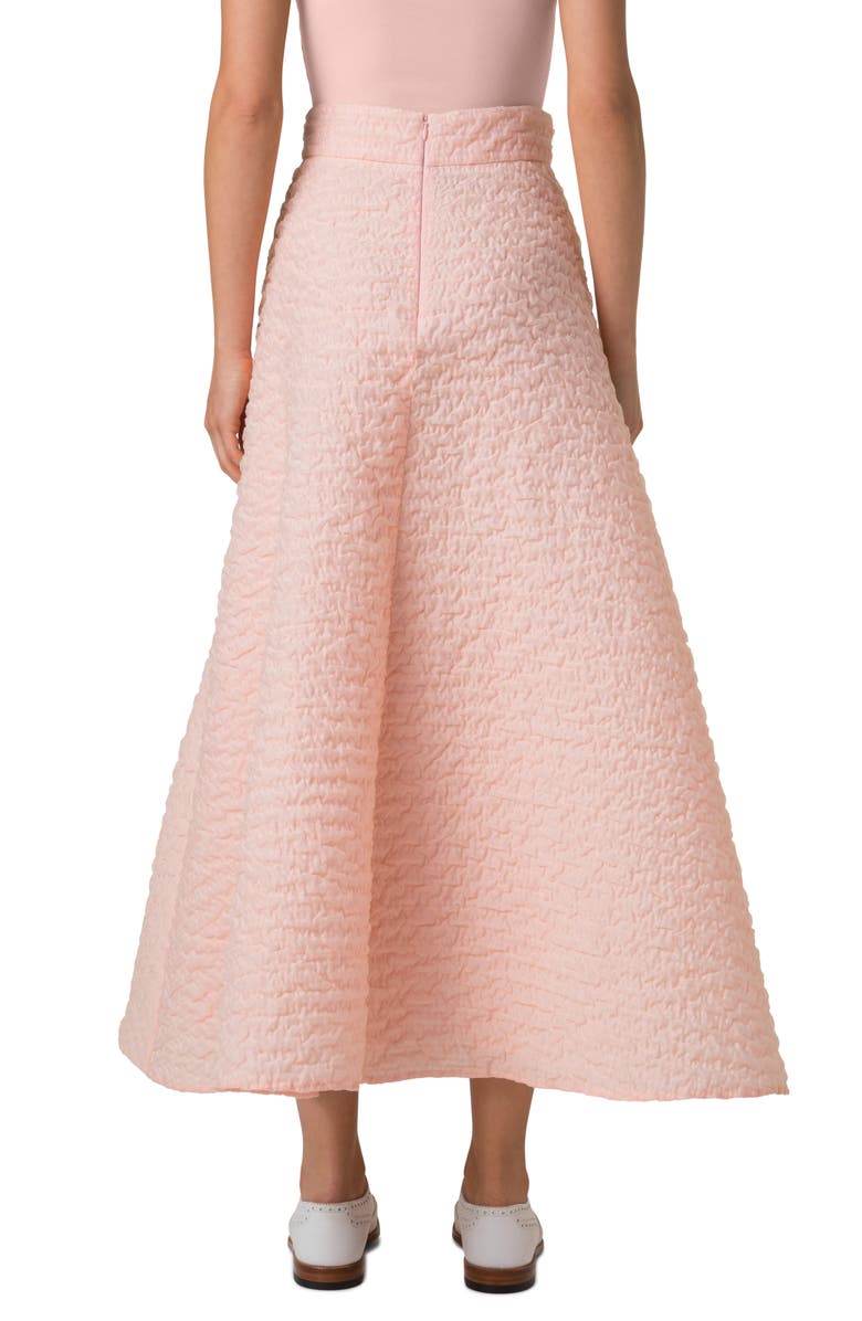 Akris Techno Organza A-Line Skirt, Alternate, color, 63 Peach
