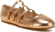 Rag & Co Macarina Triple Strap Mary Jane Flat