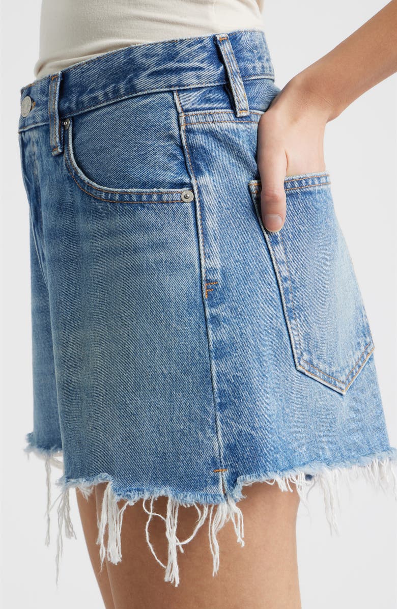 FRAME The Dare High Waist Denim Cutoff Shorts, Alternate, color, Sprawl