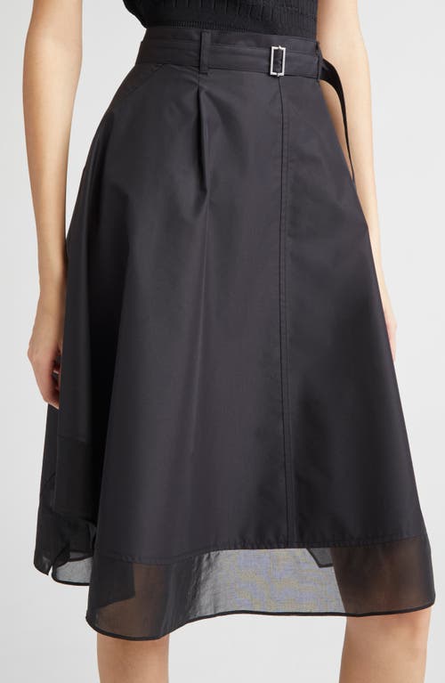 3.1 Phillip Lim Belted A-line Chiffon Skirt