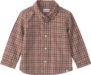 Little Planet Kids' Organic Cotton Flannel Button-Up Shirt