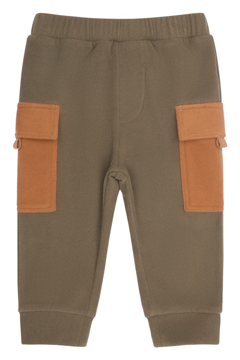 Kids' 4-Piece Rugby Pant Set, Alternate, color, DARK GREEN