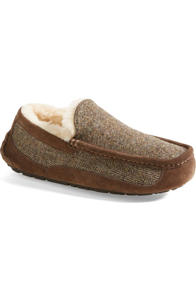UGG<sup>®</sup> Ascot Tweed Slipper, Main, color,