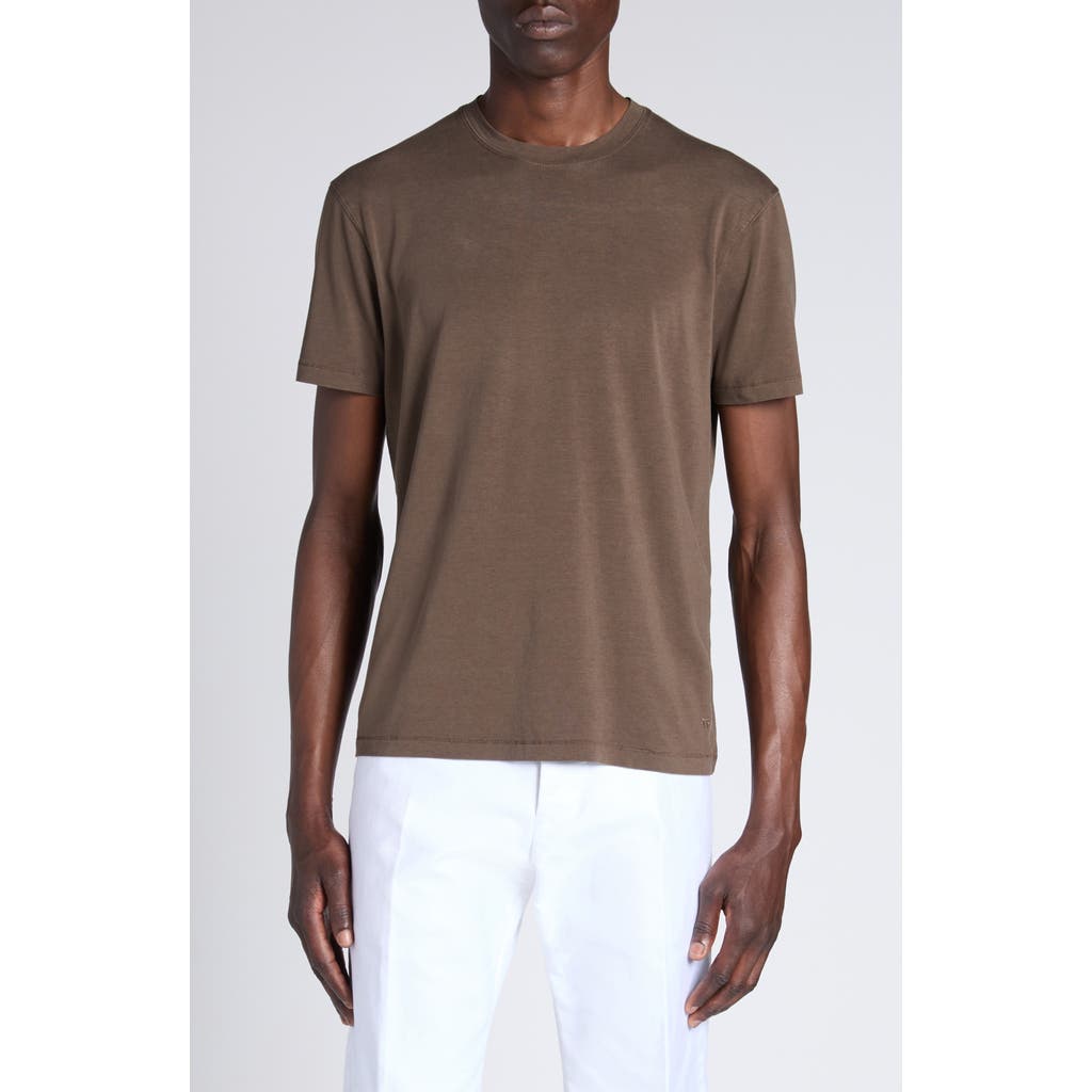 Tom Ford Short Sleeve Crewneck T-shirt In Multi
