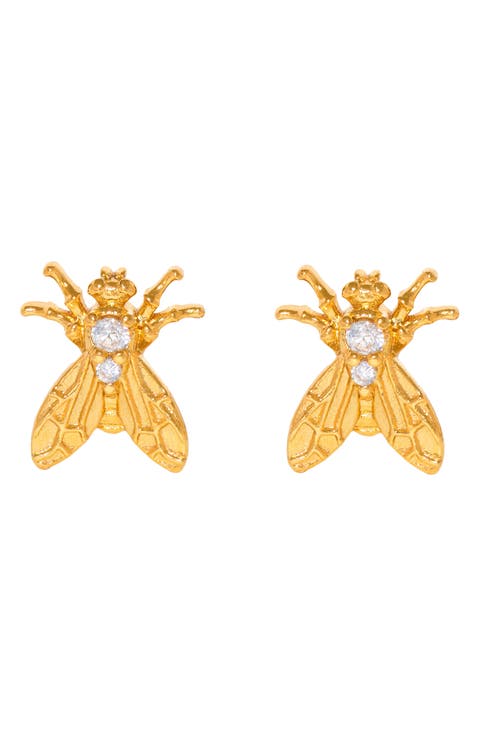 Shoo Fly Stud Earrings