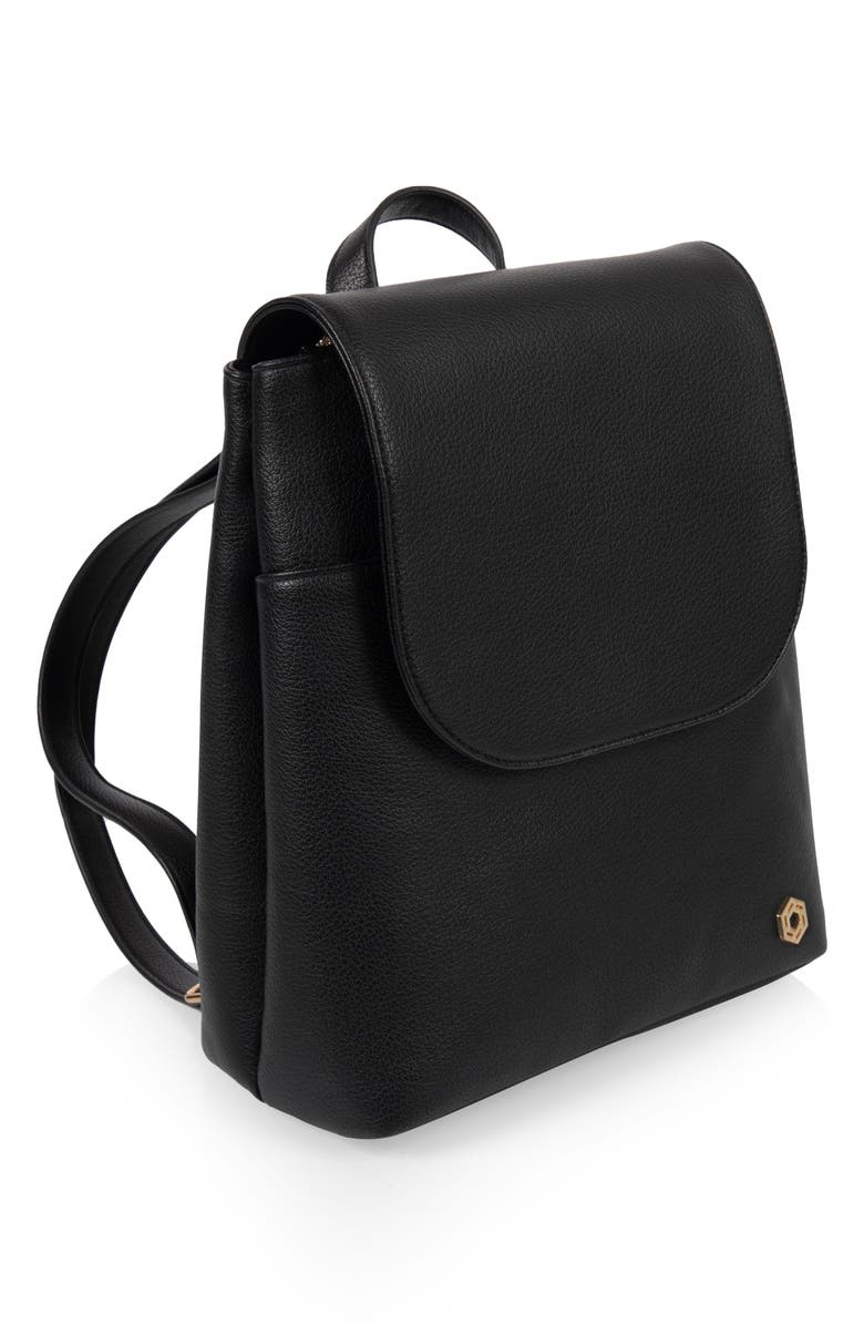 Picnic Time Downtown Mini Cooler Backpack, Alternate, color, Black