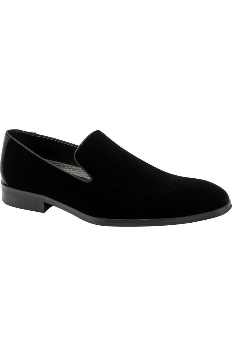 Kenneth Cole New York Harry2 Velvet Venetian Loafer, Main, color, Black Velvet
