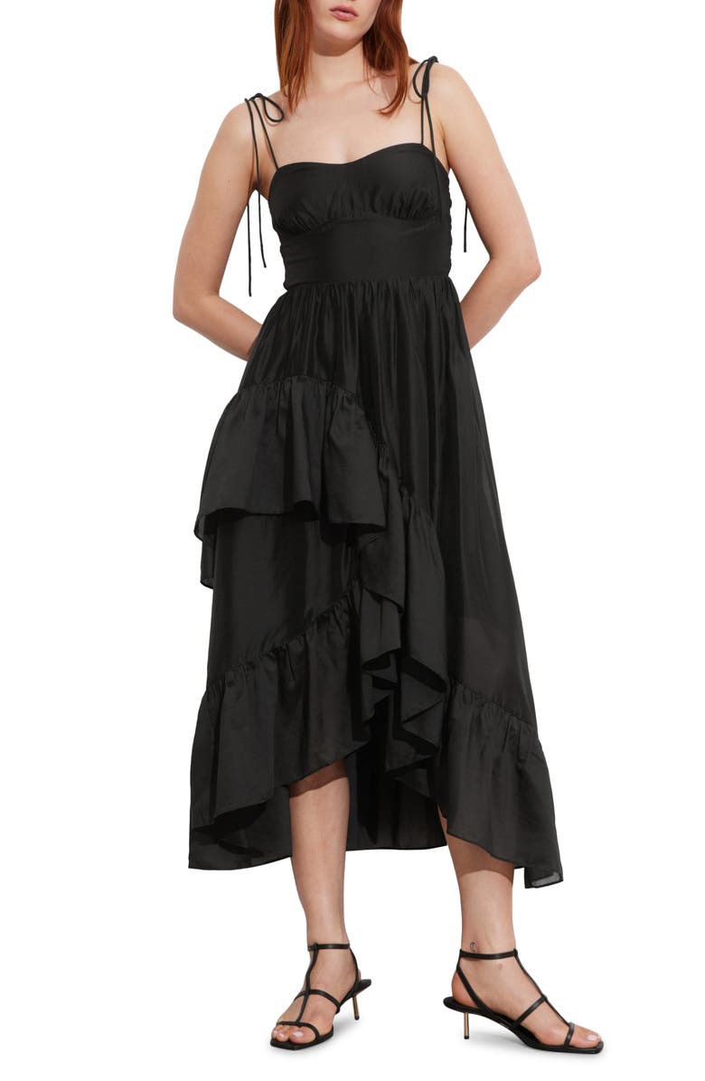 & Other Stories Tiered High-Low Midi Dress | Nordstromrack