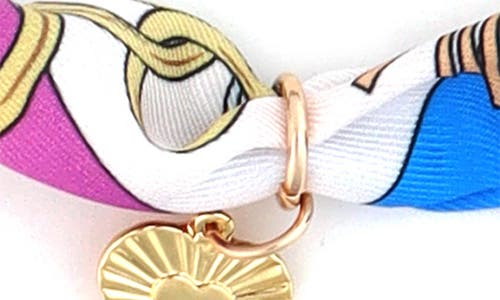 Panacea Silk Charm Necklace In Multi