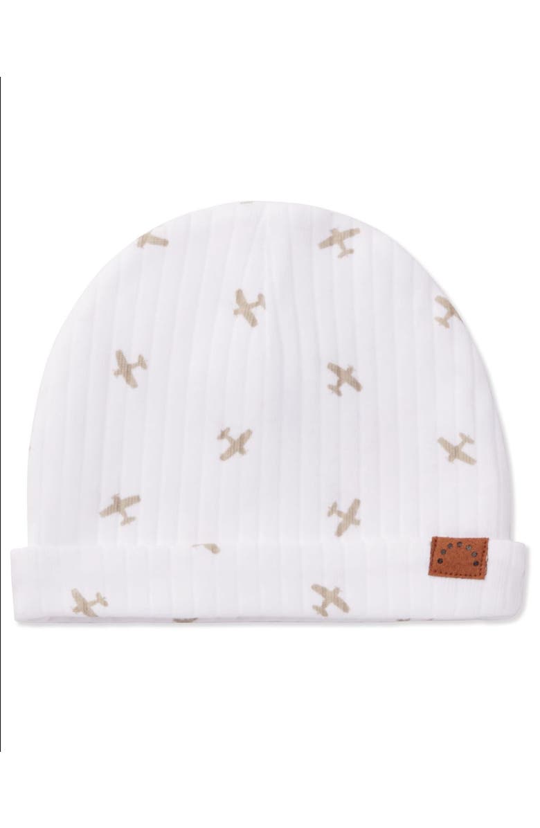 MiniMoi 3 Piece BabyRibbed Cotton Rich Footie Set, Alternate, color, Winter White