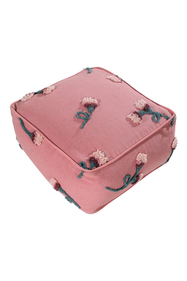 English Garden Pouf, Alternate, color, ASH ROSE