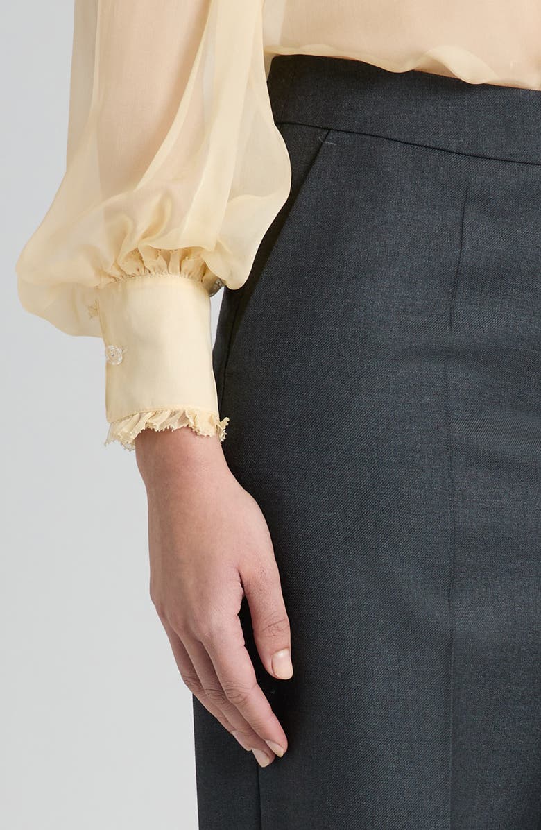 Valentino Garavani Virgin Wool Pants, Alternate, color, Grigio Medio Mel