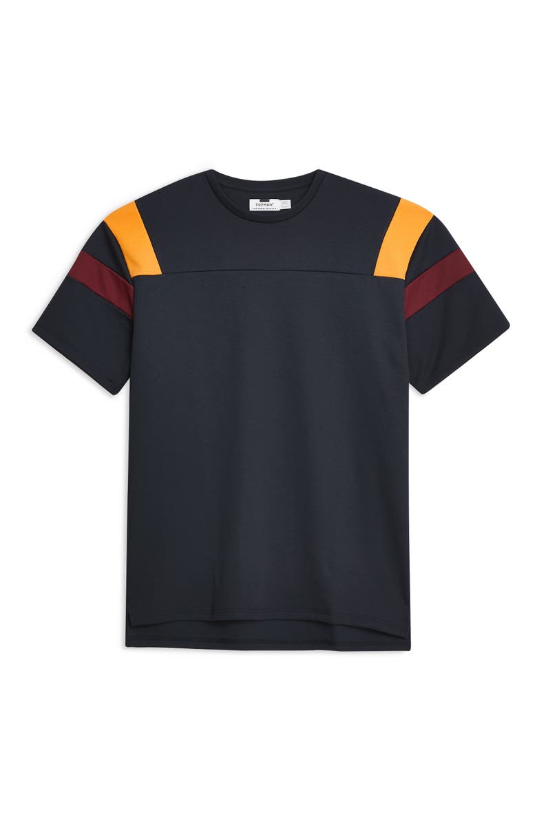 Topman Oversize Panel T-Shirt, Alternate, color, 