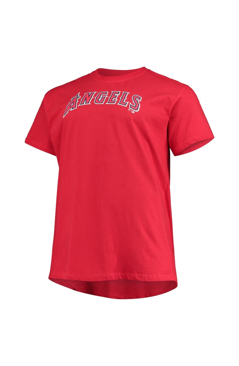 PROFILE Men's Shohei Ohtani Red Los Angeles Angels Big & Tall Name & Number T-Shirt, Alternate, color, 