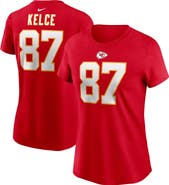 Nike Women's Nike Travis Kelce Red Kansas City Chiefs Player Name & Number T-Shirt