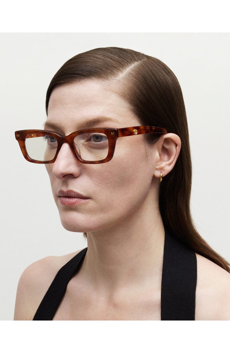 MACHETE Ruby Optical Blue Light Frames, Alternate, color, Dark Tortoise Stripe