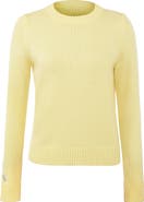 HOUSE OF CB Abbie Lemon Merino Wool & Cashmere Blend Sweater