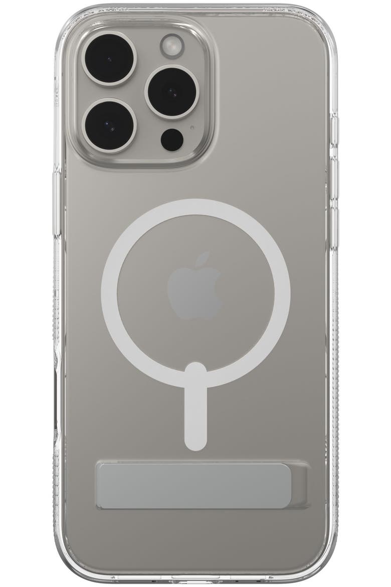 Crystal Palace Snap MagSafe Case with Kickstand for Apple iPhone 16 Pro Max, Alternate, color, Clear