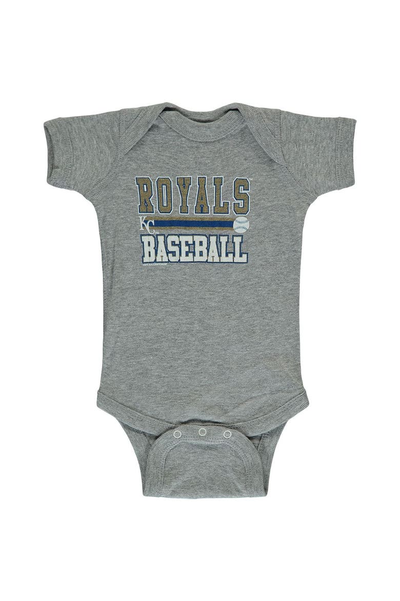 Newborn & Infant Soft as a Grape Royal/Gray Kansas City Royals 2-Piece Body Suit, Alternate, color, Royal