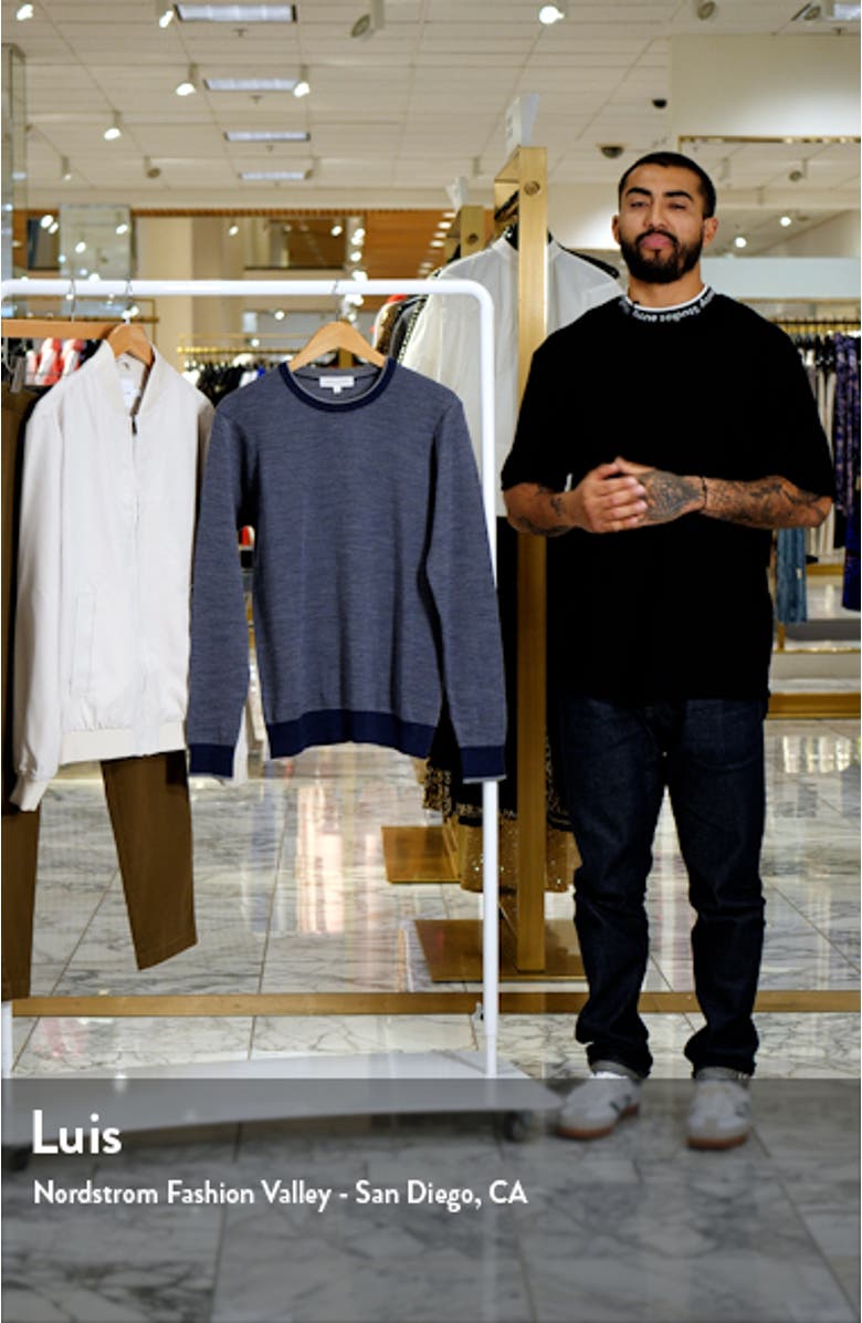 Merino Wool Crewneck Sweater, sales video thumbnail