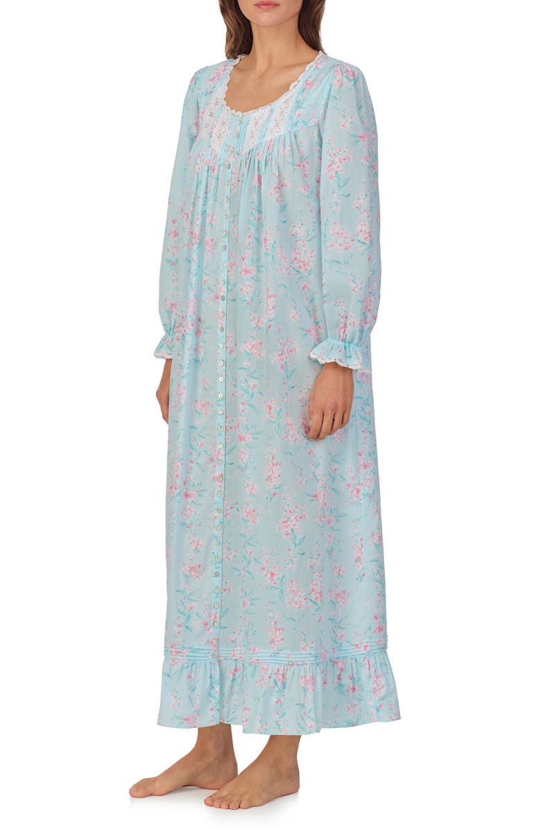 Eileen West Long Sleeve Cotton Lawn Ballet Nightgown, Alternate, color, 