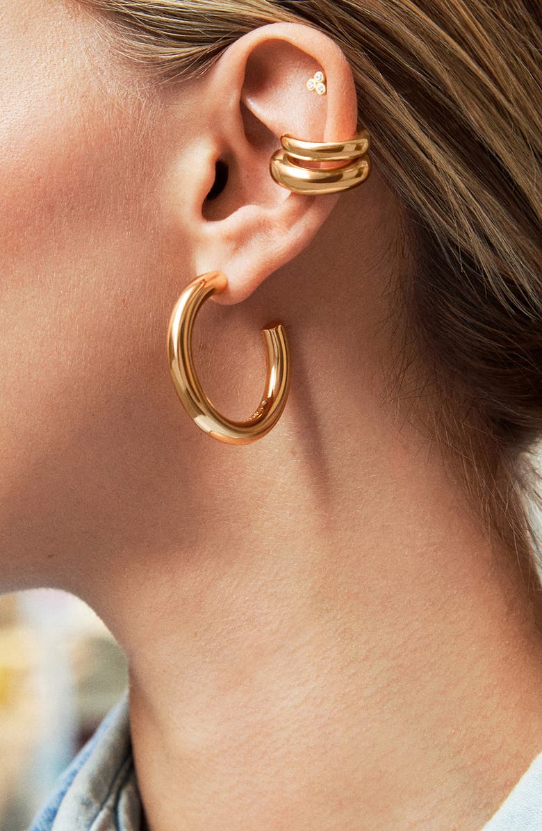 Dalilah Medium Hoop Earrings