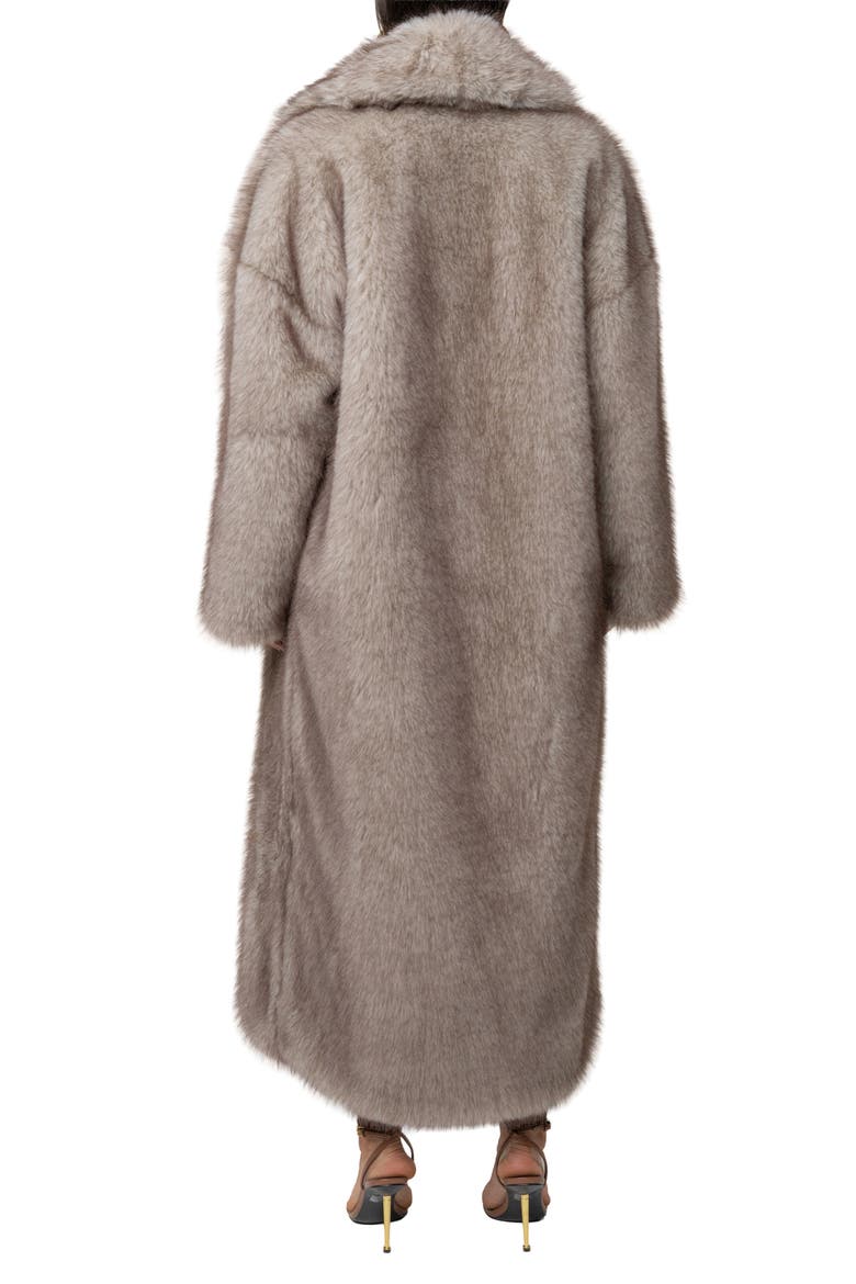 Aspen Days Faux Fur Coat, Alternate, color, IVORY