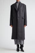 TOTEME Broad Double Breasted Recycled Wool Blend Coat