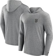 Fanatics Signature Men's Fanatics Signature Black San Francisco Giants Front Office Tech Lightweight Hoodie T-Shirt
