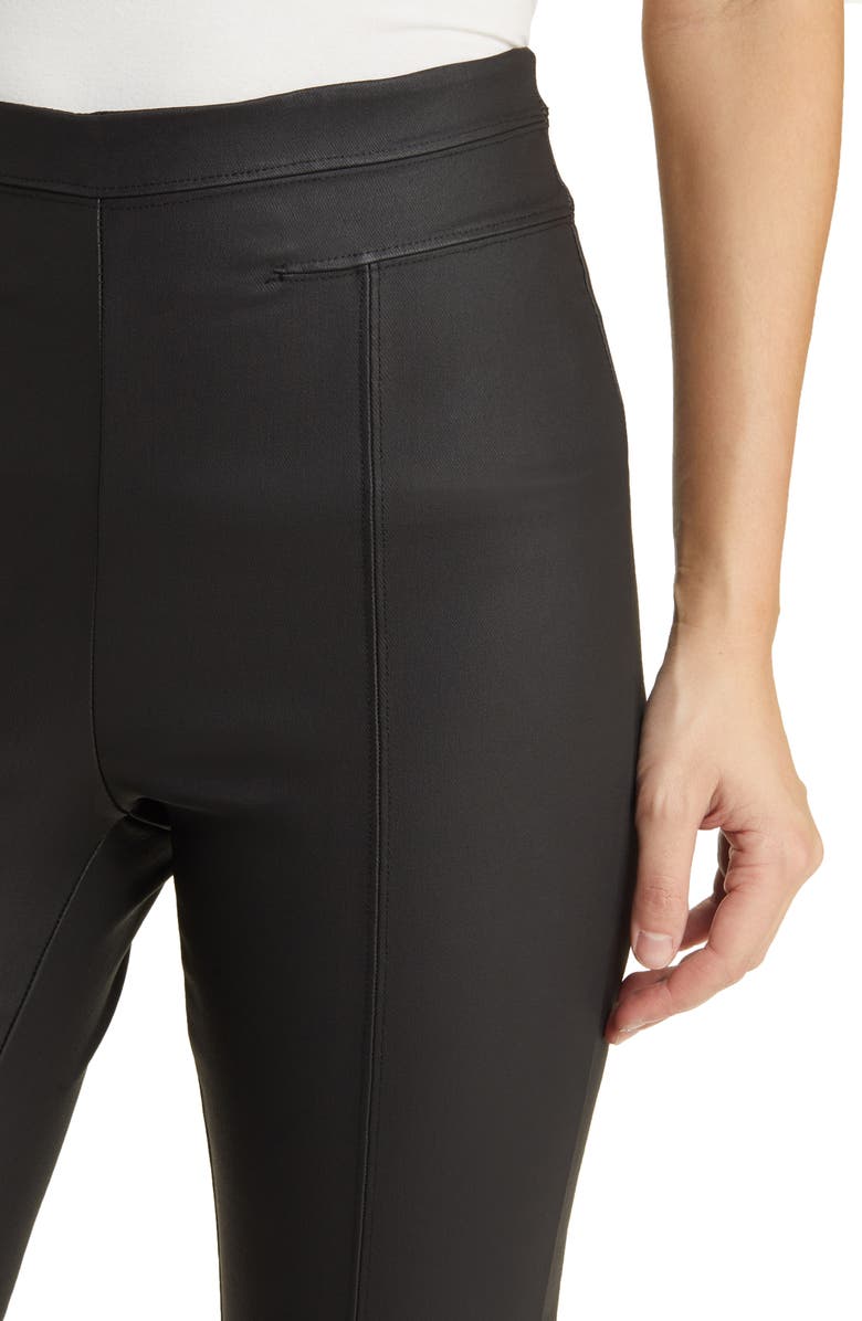 Hue High Rise Faux Leather Leggings, Alternate, color,