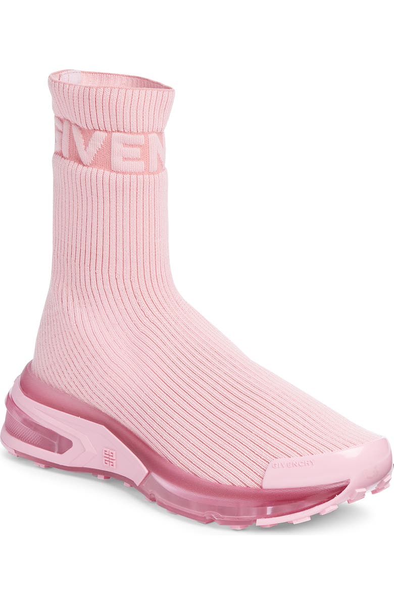 Givenchy Logo Sock Sneaker, Main, color,
