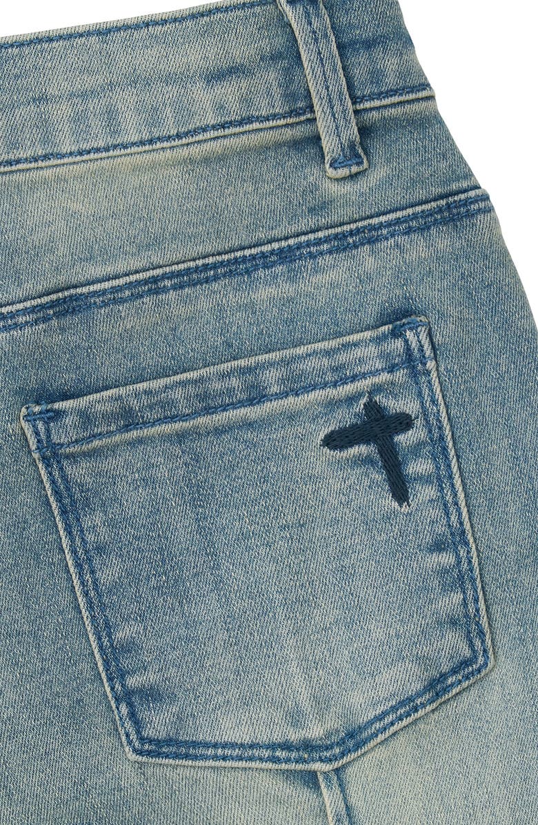 RtA Kids' Carlo Skinny Jeans, Alternate, color, Ocean Shine