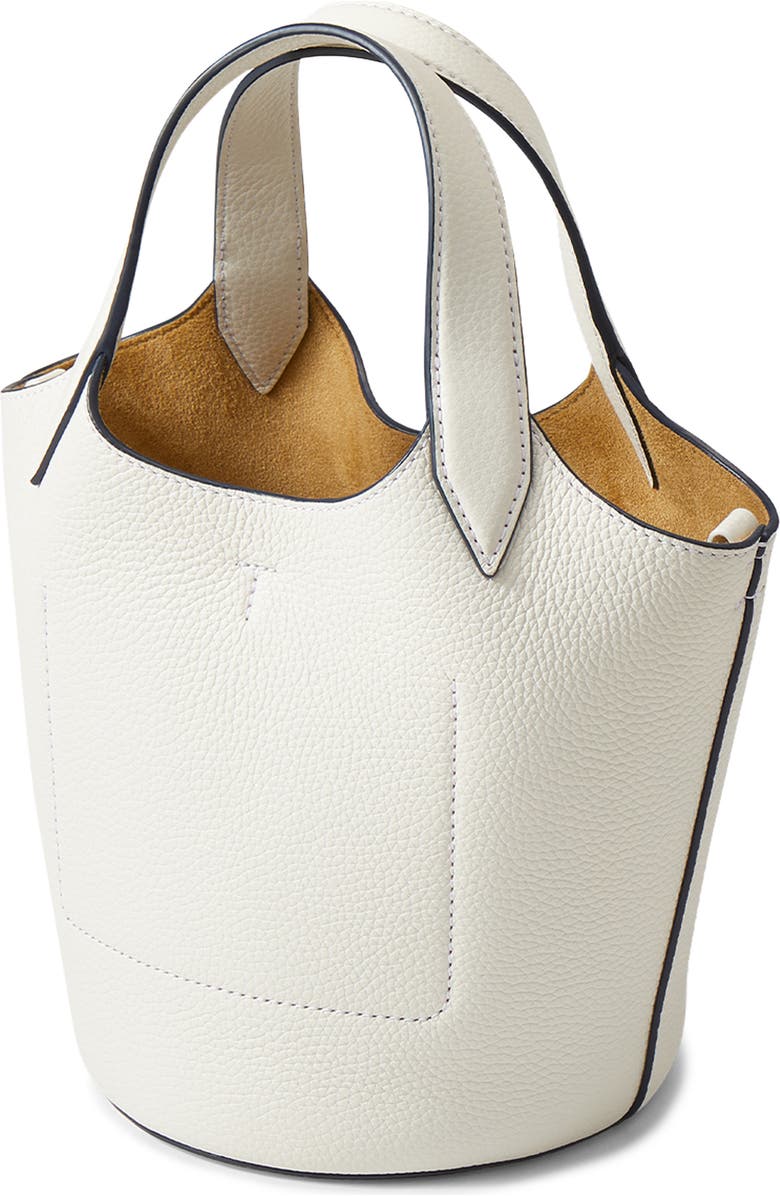 Veronica Beard Anchor Bucket Crossbody Bag, Alternate, color, Off White