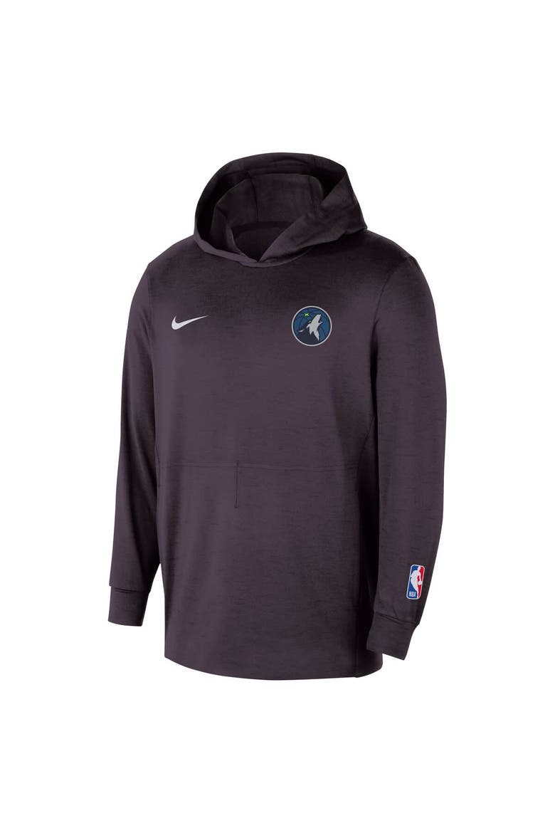 Men's Nike  Black Minnesota Timberwolves Authentic Practice Yoga Restore Dri-Fit Pullover Hoodie, Alternate, color, Black