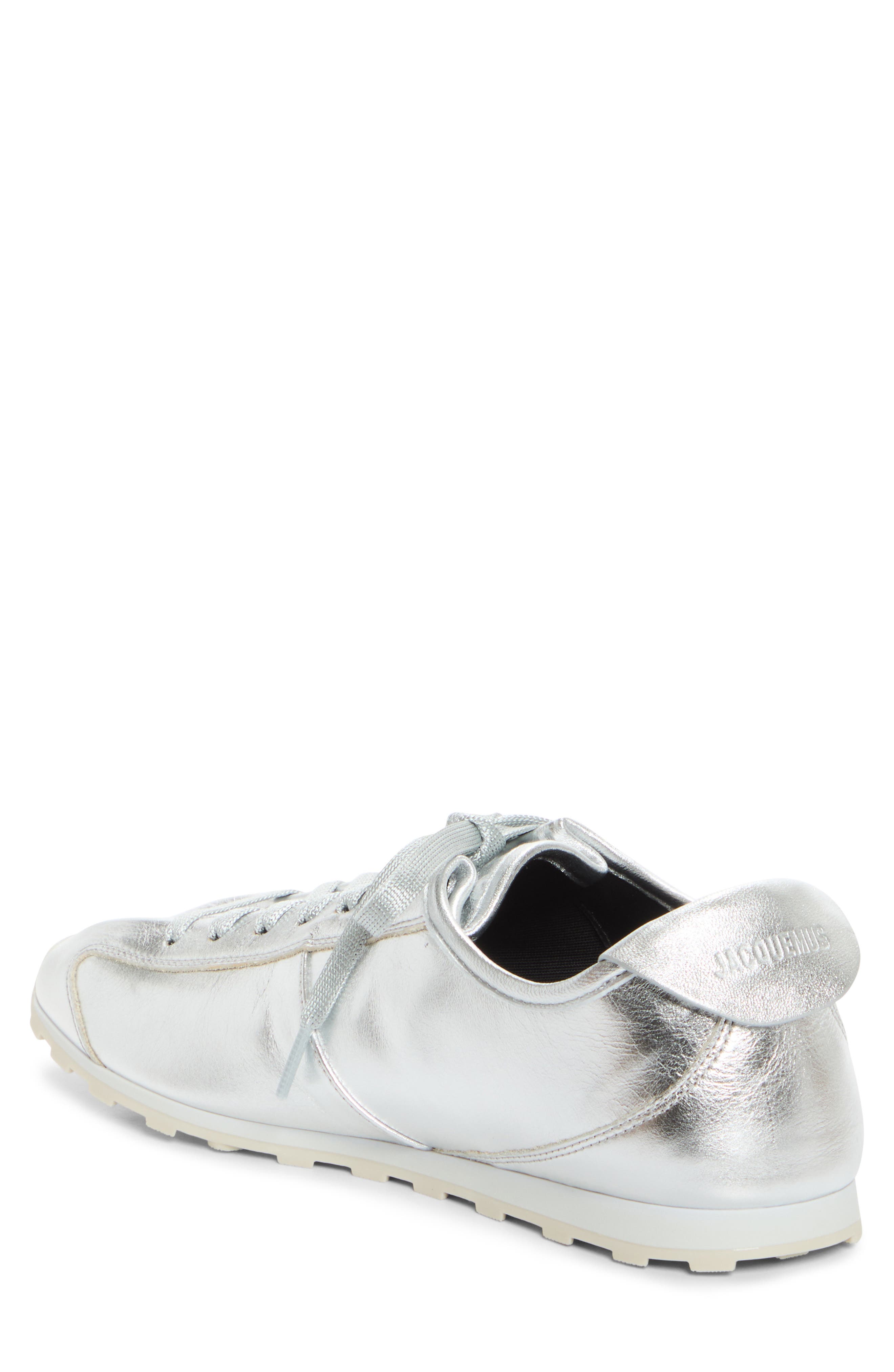 Les Tennis Low Top Sneaker, Alternate, color, SILVER 980
