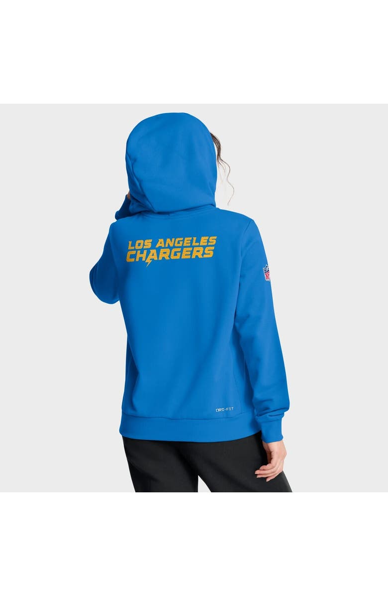 Nike Women's Nike Powder Blue Los Angeles Chargers Sideline Standard Issue Initial Home Dri-FIT Hoodie, Alternate, color, Powder Blue