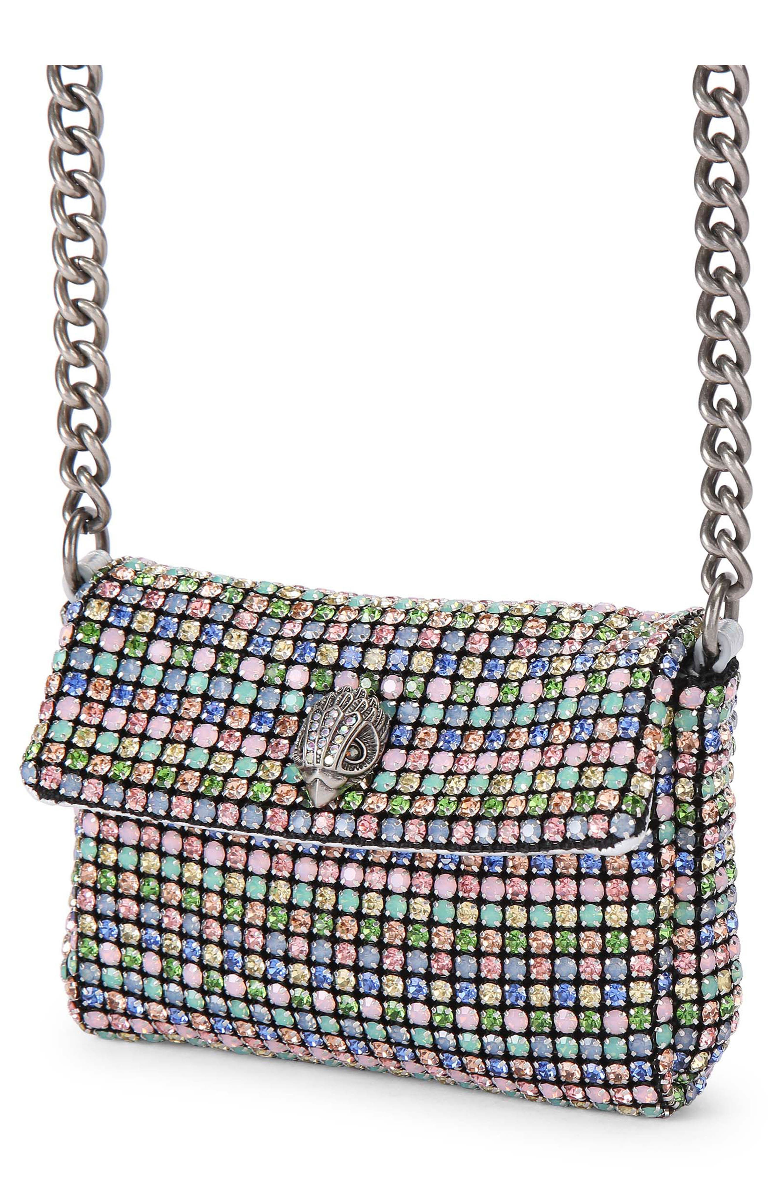 Kurt Geiger London Mini Party Crossbody Bag, Alternate, color, Light/ Pastel Blue