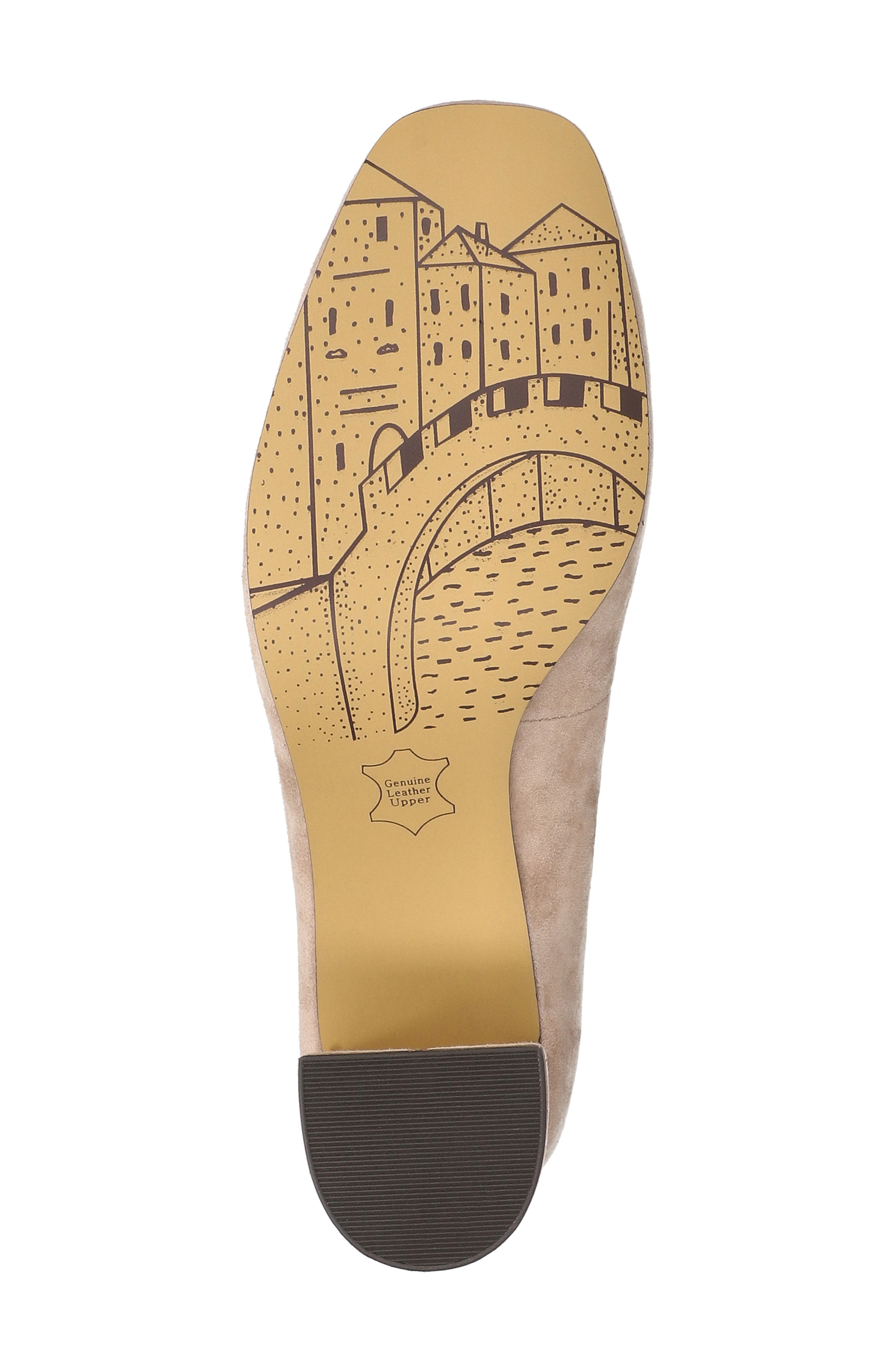 Bella Vita Jillian Square Toe Pump, Alternate, color, Almond Kidsuede Leather