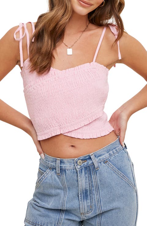 Smocked Crossover Tank
