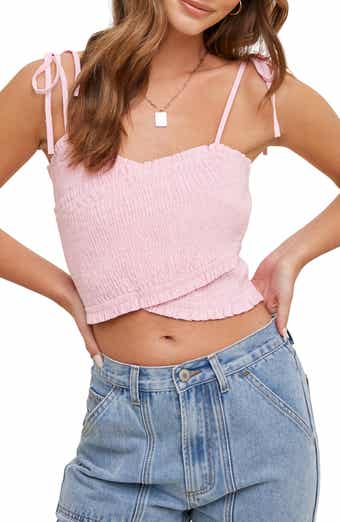 Smocked Crossover Tank