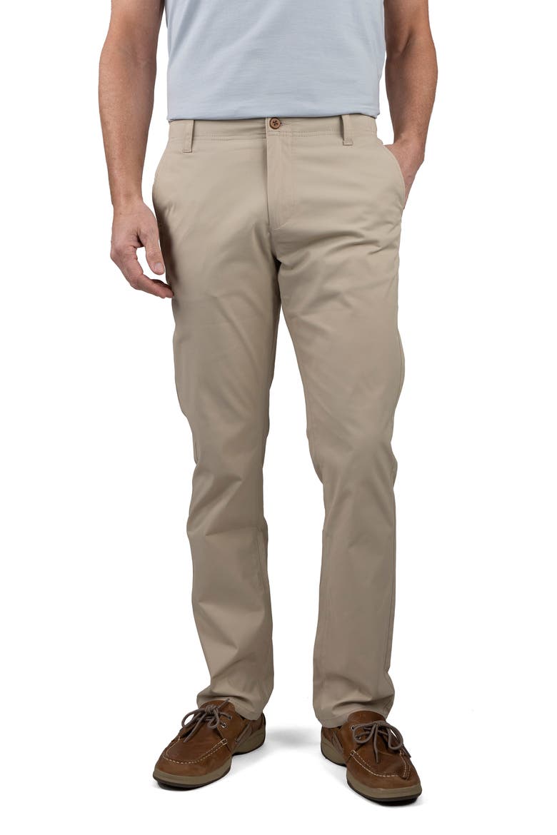 Straight Leg Stretch Cotton Blend Chino Pants, Main, color, SUMMER KHAKI