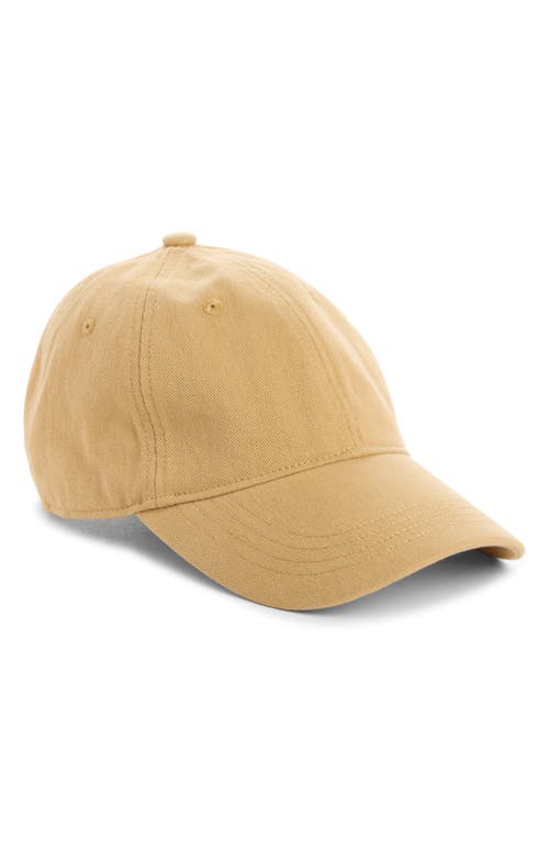 Acne Studios Carliy Embroidered Back Logo Adjustable Baseball Cap In Brown