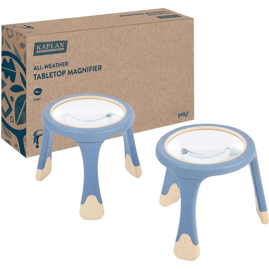 Kaplan Early Learning Company All-weather Tabletop Magnifier In Blue