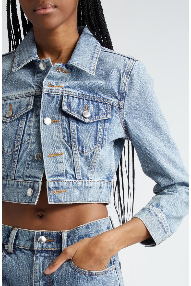 Shrunken Denim Trucker Jacket (Women) | Nordstrom