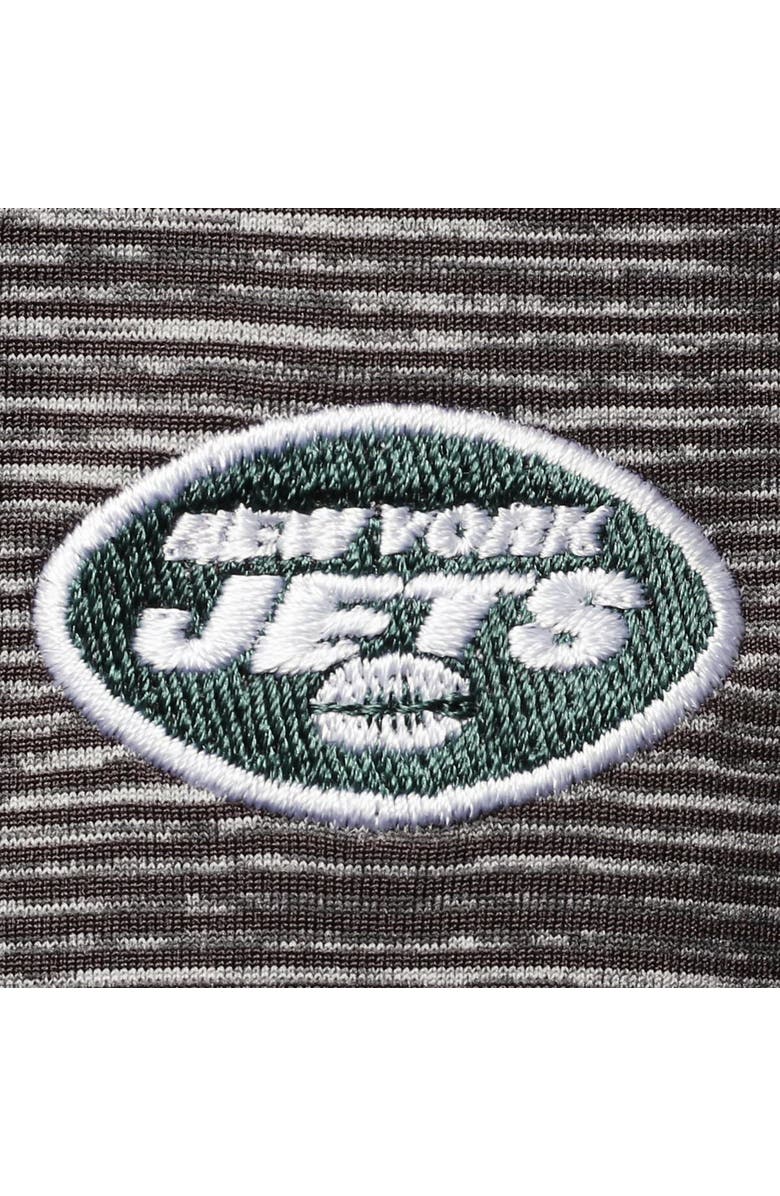 vineyard vines Men's Vineyard Vines Charcoal New York Jets Destin Stripe Sankaty Polo, Alternate, color,