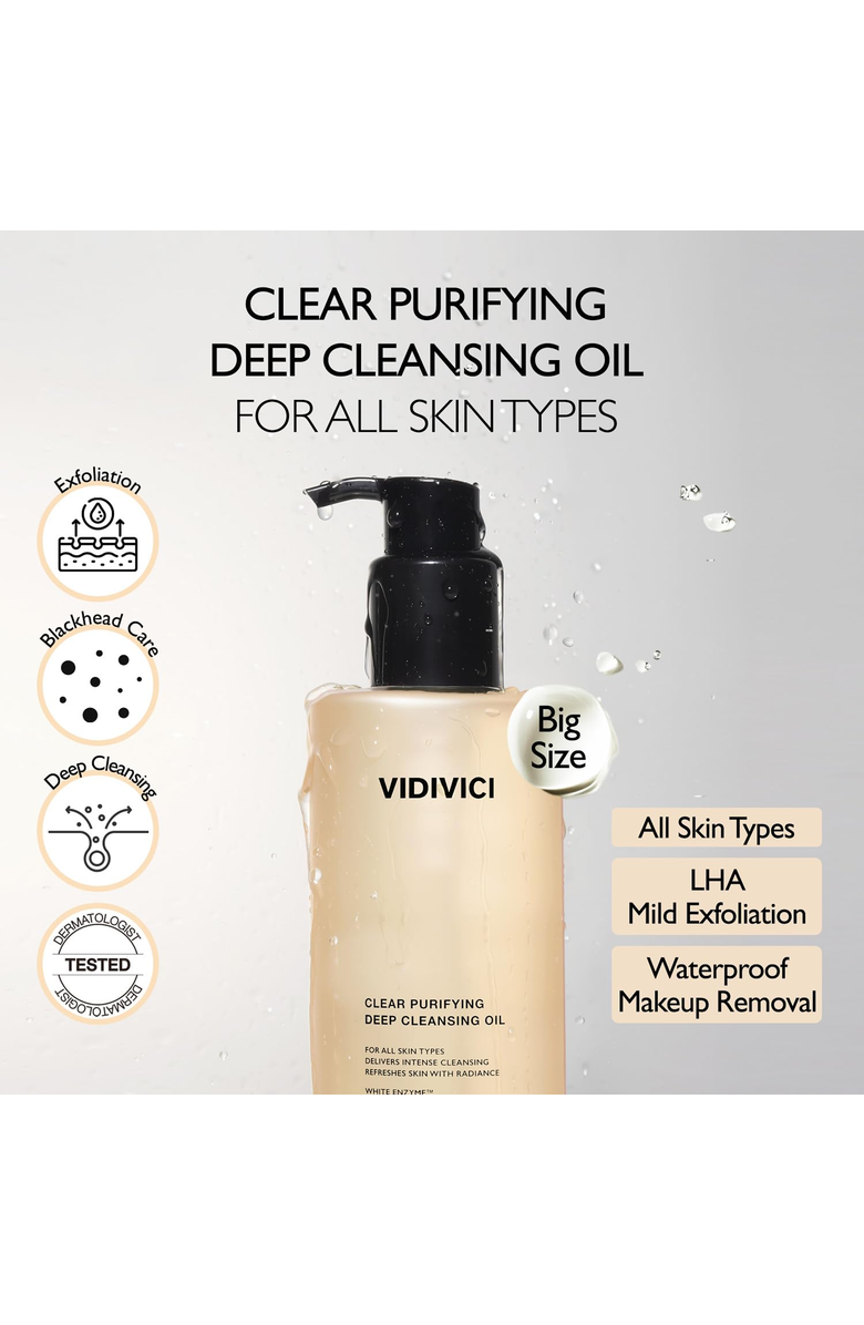 VIDIVICI Clear Purifying Deep Cleansing Oil, Alternate, color, NO COLOR