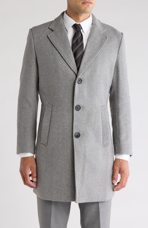 Tailored Wool Blend Jacket