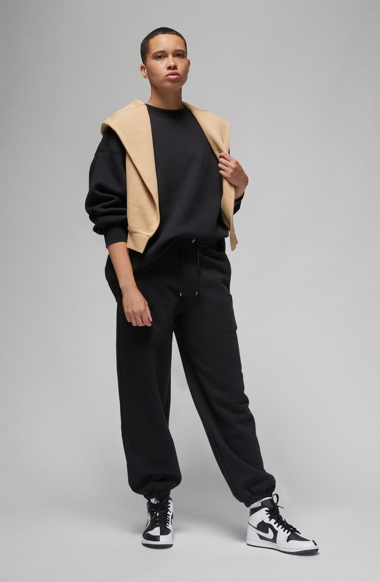 Jordan Flight Fleece Oversize Crewneck Sweatshirt, Alternate, color,