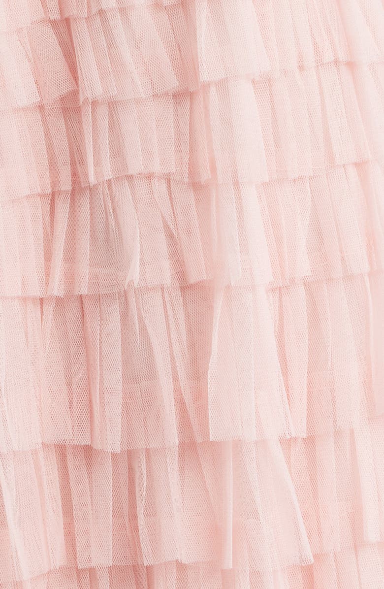 CIEBON Niki Mesh Ruffle Skirt, Alternate, color, Pink