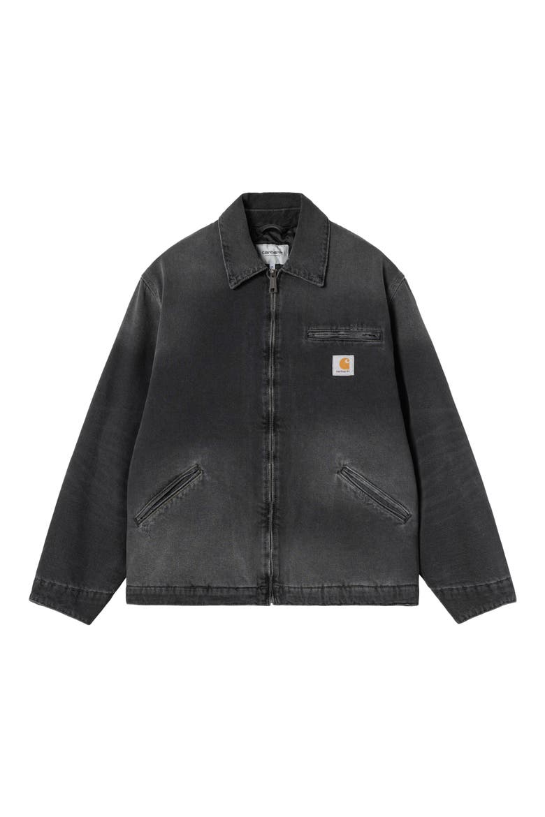 OG Detroit Denim Jacket, Main, color, BLACK (GRIND WASH)